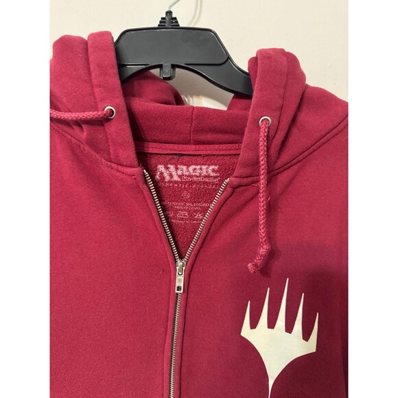 MAGIC THE GATHERING FULL ZIP HOODIE RED Xl - Picture 4 of 6
